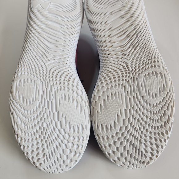 Under Armour Flow Velociti Wind 2 Running Shoes Blue/Pink - 11 - Picture 5 of 6